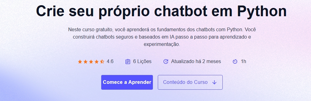 Crie Seu Próprio Chatbot em Python - Curso Gratuito com IA